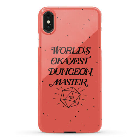 World's Okayest Dungeon Master Phone Case